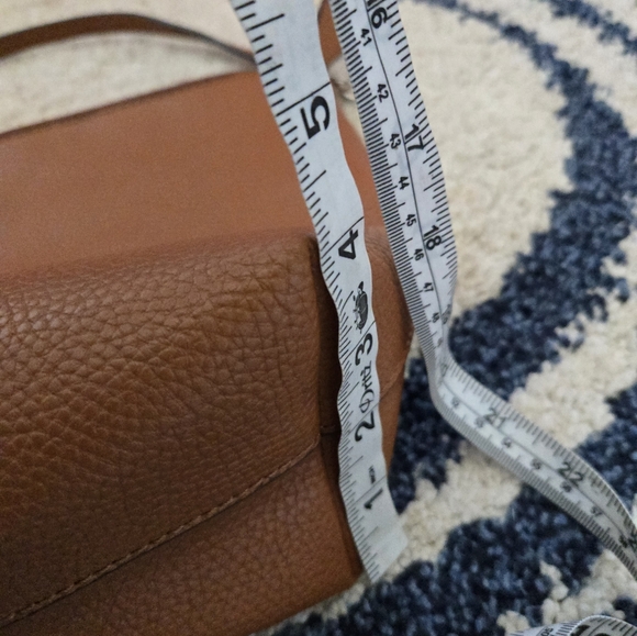 Vintage Guess Brown Textured Shoulder Bag Gold Details - Picture 12 of 14